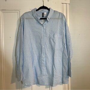 H&M Gingham Button Down Shirt